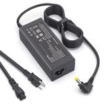 19V Ac Adapter Power Cord for Bluetooth Speaker, LCD LED Monitor, HDTV, 3D Widescreen, Printers, Audio Amplifier 3.42A 65W Charger with 5.5 * 2.5mm Tip