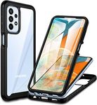 CENHUFO for Samsung A23 Case Built-in Screen Protector, Military Grade Shockproof Clear Cover 360°Full Body Protective Rugged Bumper Phone Case for Samsung Galaxy A23 5G/4G