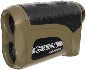 Laser Rangefinder 4000 Yards – Golf & Hunting Range Finder with Slope, 6X Magnification, Flag Lock, Vertical/Horizontal Distance, Height Mode, Scan Mode, Waterproof Design with Carry Case