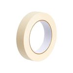 Cellroon Masking Tape - 20 Meters in Length 12mm / 0.5" Width - 1 Rolls Per Pack - Easy Tear Tape, Best for Carpenter, Labelling, Painting and leaves no residue after a peel