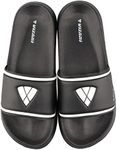 Vizari Kids SS' Soccer Slide Sandals For Boys and Girls (Black,Big Kid 5)