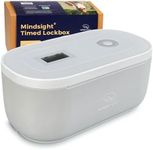 Mindsight Timed Lock Box | Unplug from Phones, Video Games, Social Media, Snacks & Cravings | 3 Modes based on Willpower | Easy to Use | Out of Sight ~ Out of Mind | Boost Your Mental Wellness