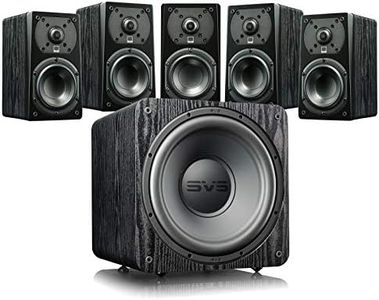 SVS Prime Satellite 5.1 Speaker System with 12-Inch SB-1000 Pro Subwoofer - Black Ash