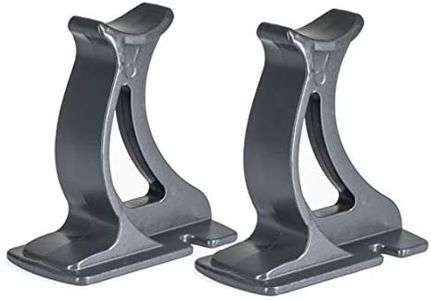 Valdern – Paire de pieds universels pour radiateur à colonnes, 100 mm de haut (gris anthracite)
