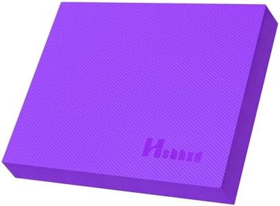 Professional Balance Pad, Nonslip Foam Exercise Balance Pad Cushion for Physical Therapy, Foam Balance Mat for Exercise, Yoga, Fitness, Stability Training and Stretching (Purple, 15.7 * 13.0 * 2in)