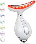 KNNKNN Red LED Light Therapy Device, Massager for Face & Neck, Electric Facial Massage Skin Care Tool for Women