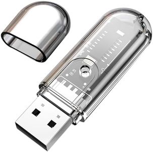 Greatzer Adaptateur Bluetooth Audio Récepteur Bluetooth 5.3 Recepteur Bluetooth Dongle USB Bluetooth Plug & Play Audio de Musique HD Bluetooth pour Haut-Parleurs,Chaîne Hi-FI,Voitures