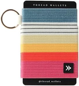 Thread Wallets Ultra Slim Card Holder Wallet - Slim Wallet for Women & Men - Minimalist Wallets for Women - Small Wallet for Women & Men - Modern Credit Card Organizer Mini Wallet (Crave)