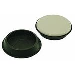 Shepherd Hardware 9221 1-3/4-Inch Reusable, Round, Slide Glide Furniture Cups