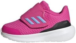 adidas Kids Sportswear Runfalcon 3.0 Hook-and-Loop Shoes, Lucid Fuchsia/Blue Dawn/Core Black, US 9K