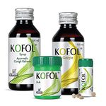 Charak Health Care Kofol Combo - Kofol Chewable Tablet (60 Tab) | Kofol Syrup (100 ML) | Kofol Gargle (100 ML) | Kofol Rub (25 ML)