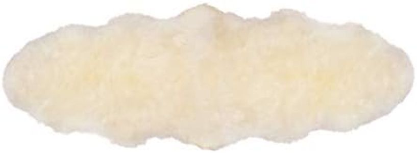 Naturally Sheepskins Luxurious Rug | Genuine | New Zealand Wool | Sheepskin (Ivory)