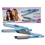 BabylissPRO Nano Titanium 1 1/4 Ultrasonic Cool Mist Flat Iron and Styling Comb