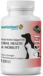 1-TDC WorksSoWell Dual Action Natural Support - 120 Twist Off Soft Gels | Delivers 4 Health Benefits for Dogs & Cats | Supports Oral, Hip, Joint, Skin, Coat Health, Muscle & Stamina Recovery