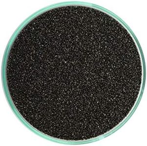 WYSKONT Acuario Arena Grava 20 kg Tanque de peces Sustrato natural y decoración Fertilizante natural para el crecimiento de las plantas 100% seguro para organismos vivos Tamaño de grano negro