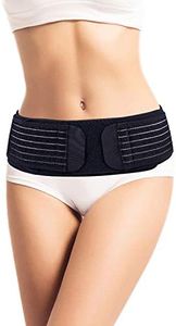 Thx4COPPER Compression Adjustable Sacroiliac Hip Waist Compression Belt, Lower Back Support Brace, Pain Relief for Sciatica, Pelvis, Lumbar,Nerve,Leg,SI Joint,Anti-Slip Pelvic for Men/Women