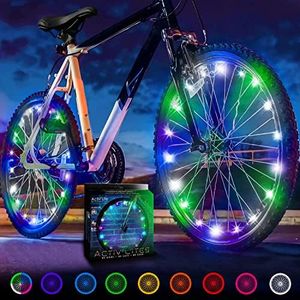 Activ Life Bike Wheel Lights (2 Tire, Pastel) Top Easter Basket Stuffers for Kids Girls Boys Teen Gifts; Best Spring Break Essentials & Beach Vacation Must Haves; Cool Family Fun Bday Presents