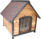 Dog Kennel Wooden Pet Puppy House Timber Home Indoor Outdoor (Medium)