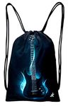 Graphic Printed Drawstring Polyester Gym Bag for Sports/Gym/Yoga/College/Casual Backpack – Light Weight/Washable