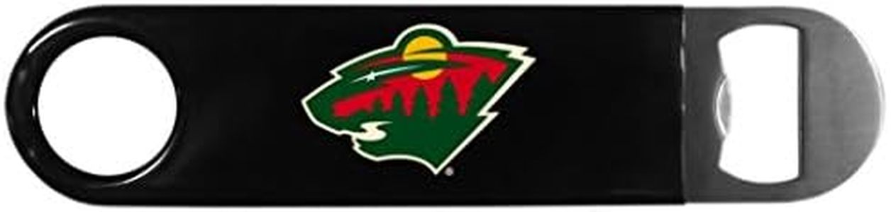 NHL Siskiyou Sports Fan Shop Minnesota Wild Long Neck Bottle Opener One Size Black