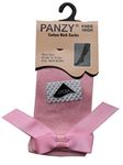 Panzy® Girls Knee High Girls School Socks With Bow children kids All Size (6-8.5 (2-4 yrs), BABY PINK)