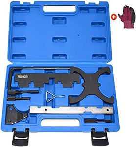 Yuesstloo Engine Camshaft Belt Timing Locking Tool Kit Compatible with Focus Fiesta Mazada Ford 1.5 1.6 VCT Ecoboost Engine, with Carrying Case & Gloves