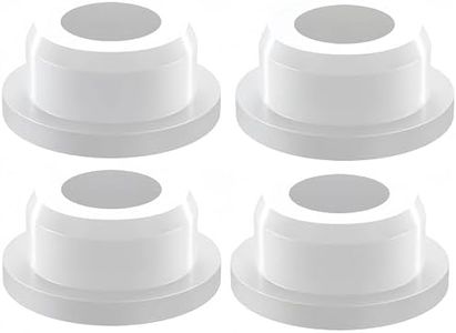 wulikanhua 4 Pcs Rubber Sink Overflow Cap,Sink Overflow Hole Cover, Kitchen Bathroom Sink Hole Round Overflow Cover,Kitchen Bathroom Basin Trim Rubber Material, Reusable