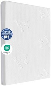 AOHWIDER 33x19 Bassinet Mattress for Cowiewie: 2" Thick Dual Sided Gel Memory Foam Bassinet Mattress for Angelbliss 3 In1/Babybond/Cowiewie/Jimglobassinet/Harppa - Exact Fit Bedside Bassinet