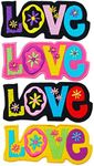 All U Need is Love Embroidered Iron on Patch Jean Jacket DIY Backpack Love Patch Applique Valentine Patch