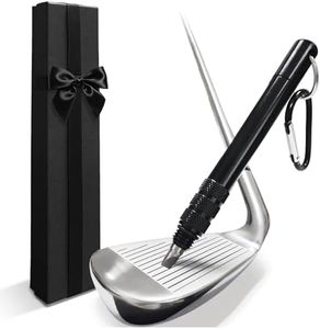 UF-SHARP Carbide Golf Club Groove Sharpener Tool,Rockwell Hardness 90,Golf Club Cleaner for U & V Grooves with Gift Box (Black)