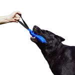 DINGO GEAR Nylcot Bite Tug for Dog Training K9 IGP & Fun, 1 Handle, Blue 20 x 7 cm