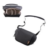PGYTECH OneGo Solo V2 Camera Sling Bag, 10L Crossbody Camera Bag for Urban Travel Photographers, Mirrorless Camera Bag for Sony/Canon/Nikon/DJI Mavic/Air/Mini/Tripod/Laptop