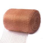 Copper Mesh, 5" X 33 Feet, Copper Mesh Roll Copper Mesh Blocker, Gap Blocker for Building Hole, Protect Saplings & Seeds, Barbecue Grill Clean, DIY Fill Fabric 10 Meter