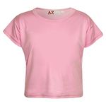 A2Z 4 Kids Girls Top Kids Plain Color Stylish Fahsion Trendy T Shirt Crop Top New Age 7 8 9 10 11 12 13 Years Baby Pink