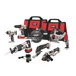 PORTER-CABLE 20V MAX* Cordless Drill Combo Kit, 8-Tool (PCCK619L8)