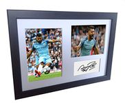 Kitbags & Lockers Signed Sergio Aguero Manchester City Autographed Photograph Picture Gift A4