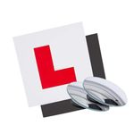 L Plates magnetic, Learner plates, L Plates for Car Magnetic, 2 Pack for Car, With 2 Pack, Blind Spot Mirrors for Cars, 360° Adjustable, Car Accessories, Car Mirror, Car Essentials, Traffic Mirror