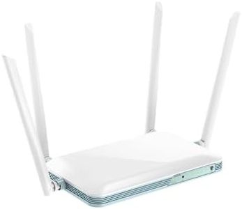 D-Link Australia G403 Cat4 LTE WiFi Router: Fast WiFi & Unlocked SIM Card Slot - Supports All 4G/3G Networks, 300Mbps Wi-Fi 4 Speeds, Great Wi-Fi Coverage with Telstra 4GX / Optus 4G+ / Voda Support
