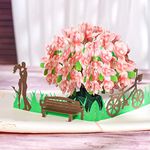 Lovecraft Romantic White Magnolia For Lovers Greeting Cards | Beautiful 3D Popup Greeting Cards for Boyfriend, Girlfriend, Husband, Wife, Friend, Family | Handmade White Magnolia For Lovers Greeting Cards