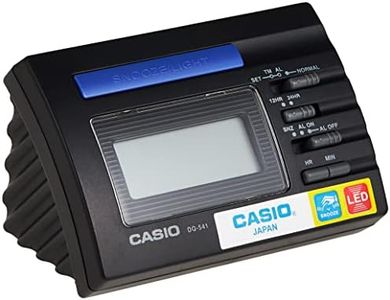CASIO Digital Desktop Alarm Clock, Black