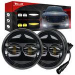 F150 Foglights - Upgraded Dual Color Led Fog Lights for Ford 2006-2014 F150 Ford Ranger 2008-2011 Ford Expedition 2007-2014 Fog lights Driver and Passenger Side Fog Light