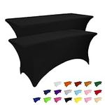 IVAPUPU 2 Pack 8FT Table Cloth for 