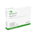 Mepiform® Scar Removal Silicone Sheet, Silicone Tape with Patent Safetac® Tech Pain Free alike Scar Gel or Scar creams for women, 3 months for best results, 5x7.5 cm