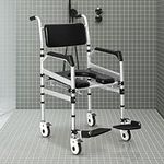 Houseables Shower Chair with Wheels