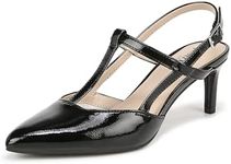 LifeStride Womens Aire Slingback Pump Black Patent 8.5 W