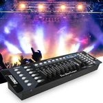 SHEHDS 192 DMX DJ Controller LCD Display DMX Controller DJ Equipment Stage Light Controller, Par Lights, Moving Head Lights, Pubs, Night Clubs, Disco