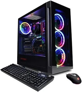 CyberpowerPC Gamer Xtreme VR Gaming PC, Intel Core i7-12700F 2.1GHz, GeForce RTX 3060 12GB, 16GB DDR4, 1TB NVMe SSD, WiFi & Win 11 Home (GXiVR8040A12), Black