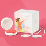 Welme Period Pain Relief Electrical Device - Relief from Menstrual Cramp and Period Pain - Rechargeable - 3+ years usage - Easy to Wear - Clinically Tested - Drug Free TENS technology - No Side Effects - Period pain Massager simulator - Portable & Wearable with 21 adjustable intensity levels