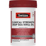 Swisse Antarctic Krill Oil - 1000mg Krill Oil In Each Capsule, Manufactured In Australia - Supports Healthy Heart & Joint Health with Astaxanthin & Phospholipids (30 Capsule)