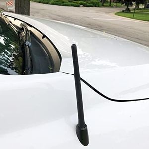 KSaAuto Short Antenna for Toyota Tundra 2000-2021 & Tacoma 1995-2015, Replacement for AM/FM Reception